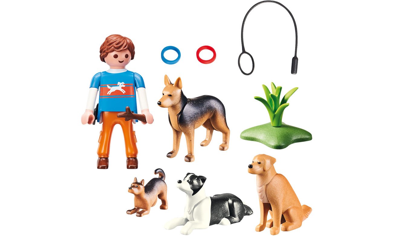 Zawartosć zestawu PLAYMOBIL® Trener psów