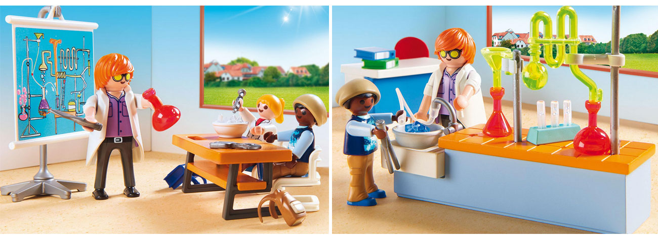 PLAYMOBIL® Sala do lekcji chemii 9456