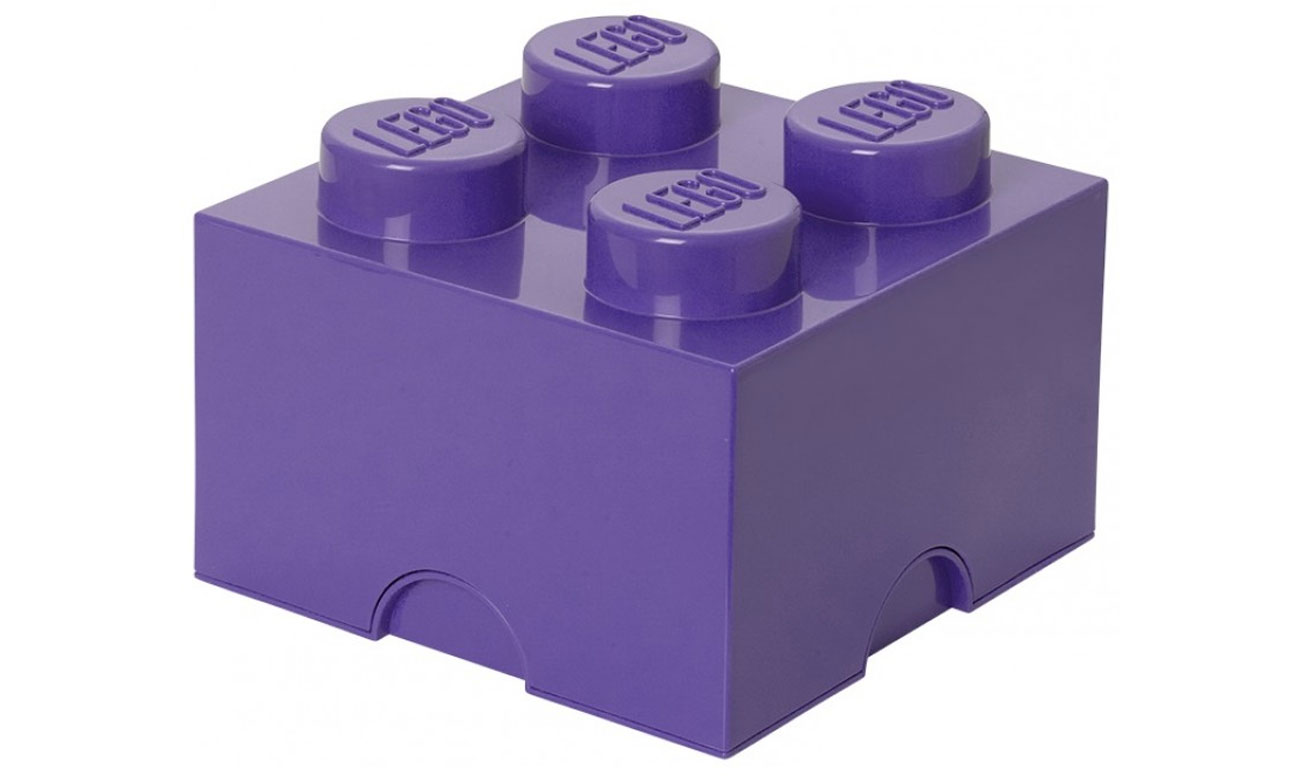 Poltop Lego Friends Pojemnik Brick 4 Fioletowy Klocki Lego