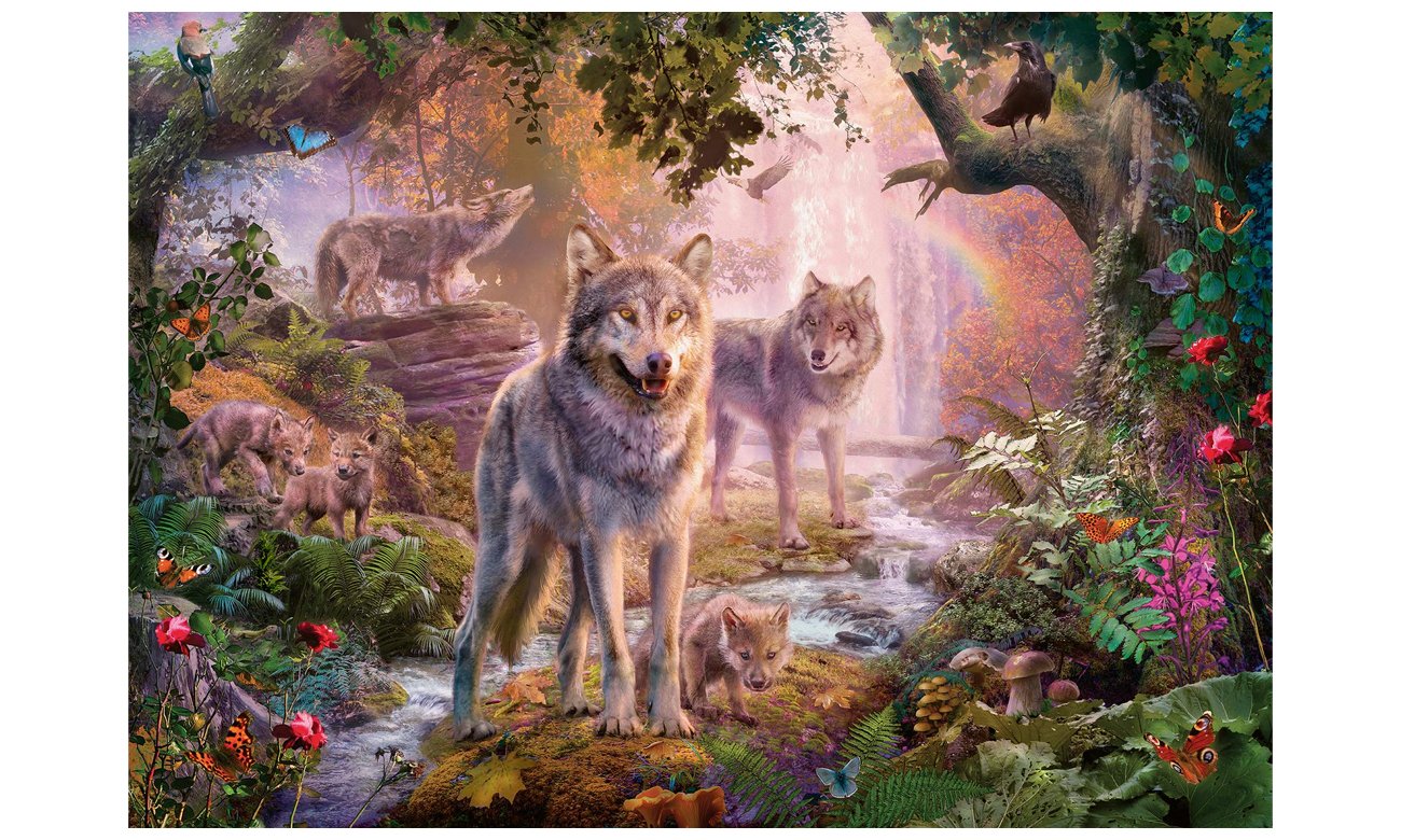 Ravensburger Rodzina wilków latem 1000 el.