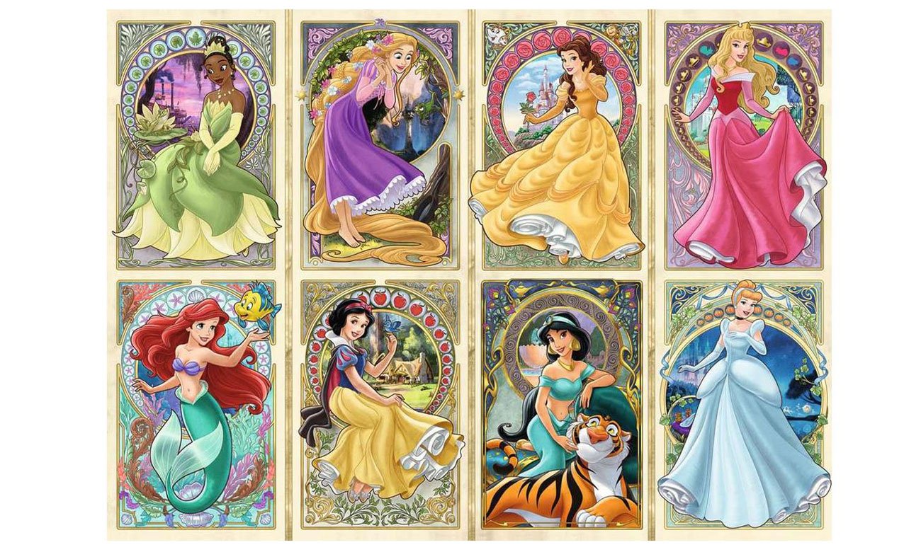 Puzzle Ravensburger Księżniczka Art Nouveau 1000 el.