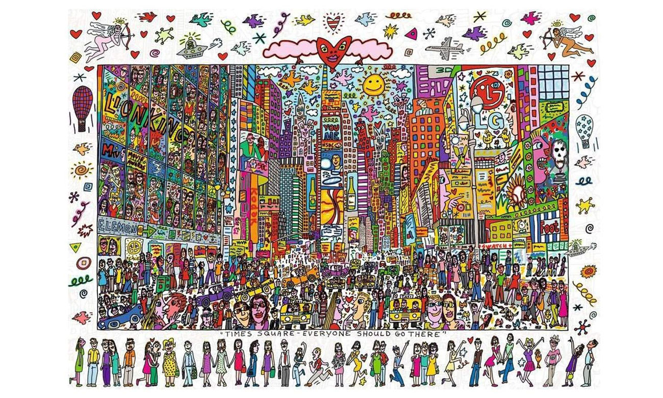 Puzzle Ravensburger James Rizzi Square 1000 el.