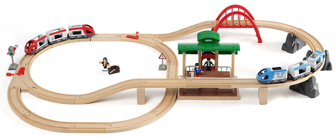 Ravensburger Brio Pociąg Osobowy z Dworcem