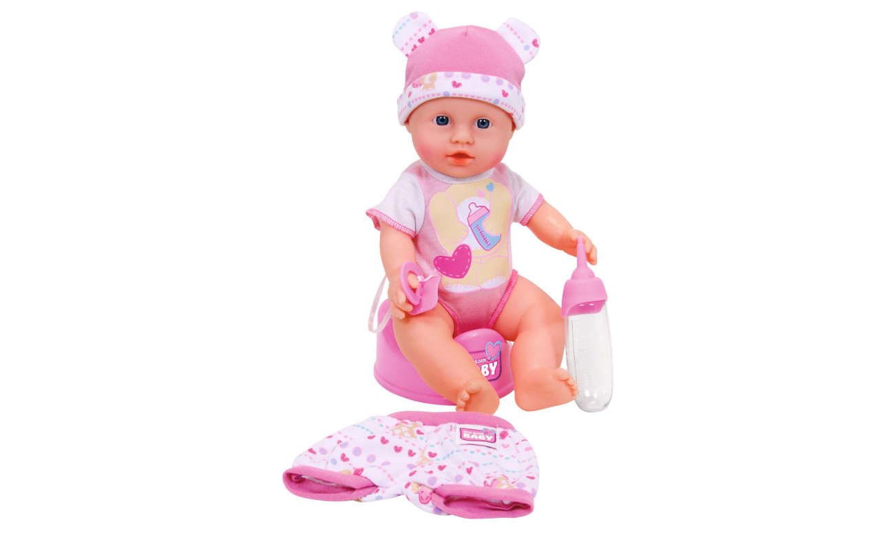 Simba New Born Baby bobas z ubrankami 30 cm 4006592524852