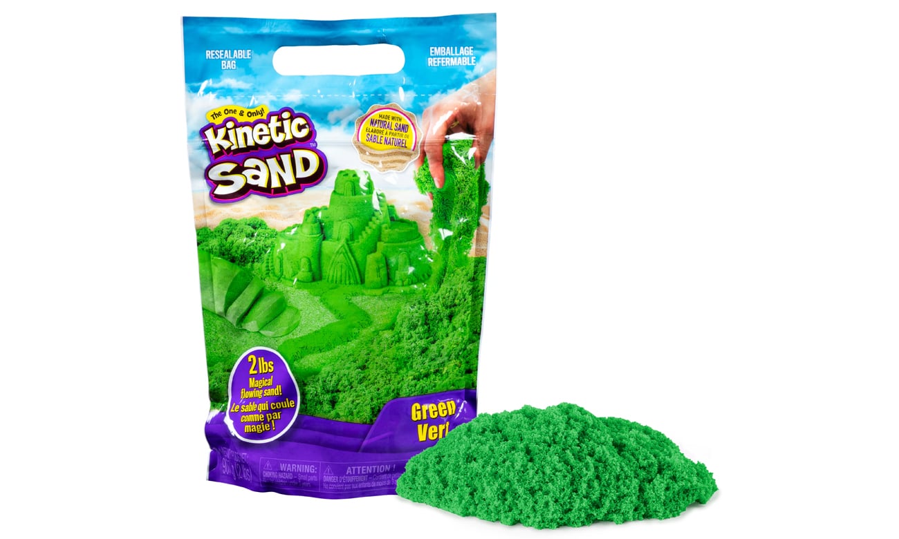 Spin Master Kinetic Sand Żywe Kolory zielony