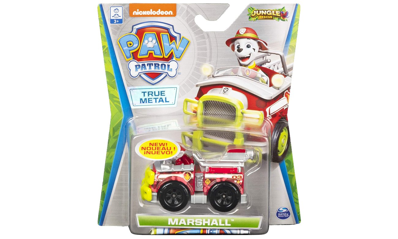 Spin Master Psi Patrol Jungle Rescue Marshall Pojazd Metalowy 20121337