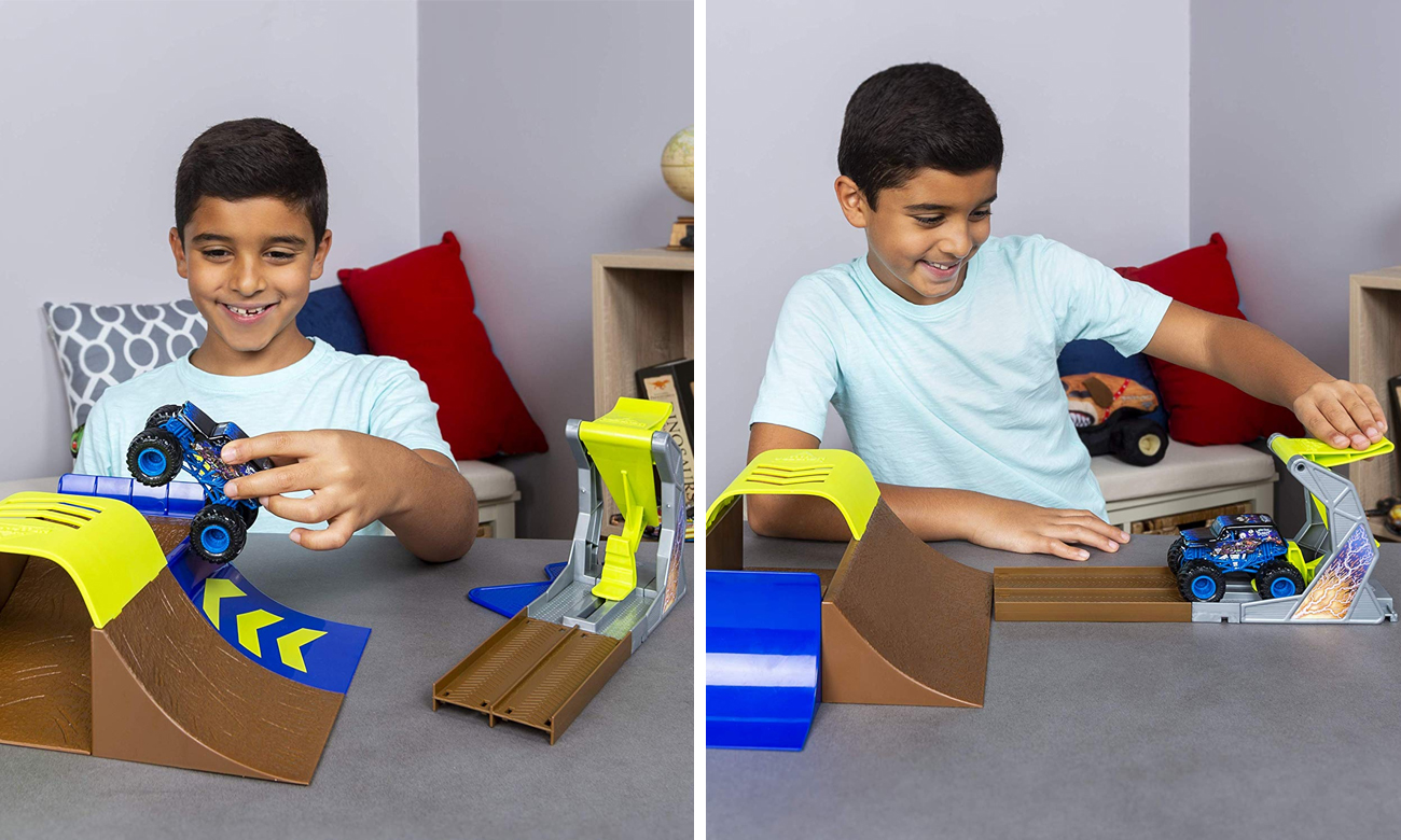 Spin Master Monster Jam Wyczynowy zestaw Freestyle