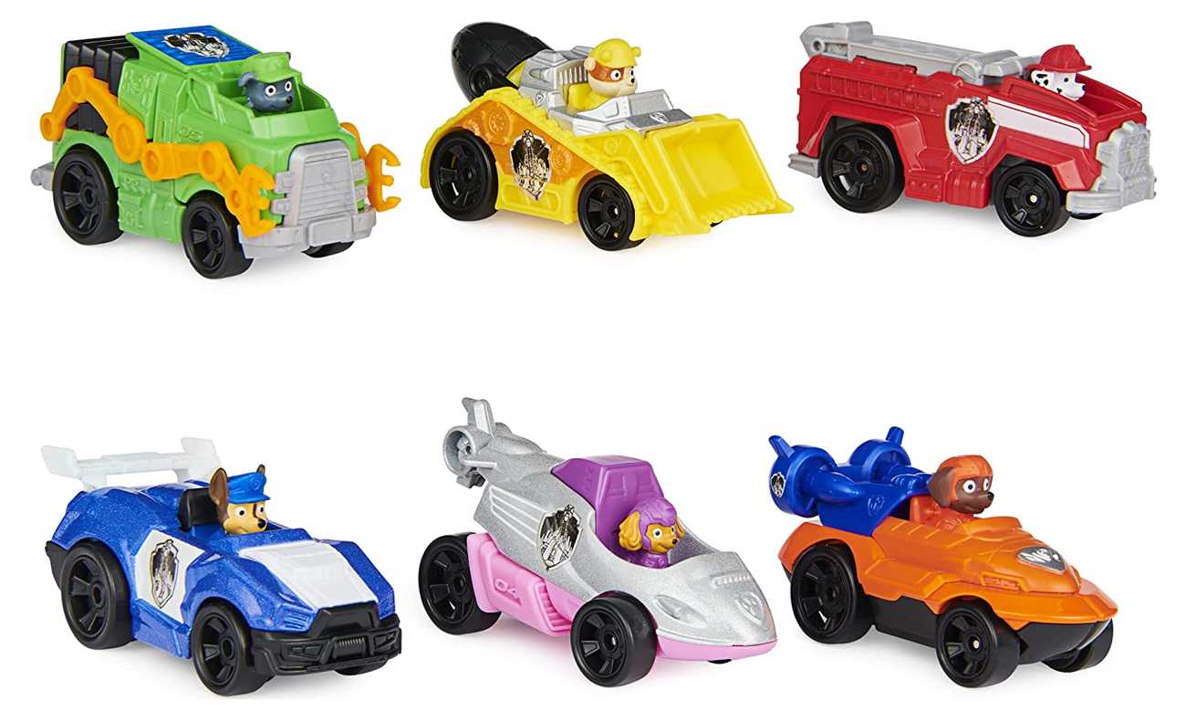SPIN MASTER Psi Patrol Zestaw 6 Metalowych Pojazdów