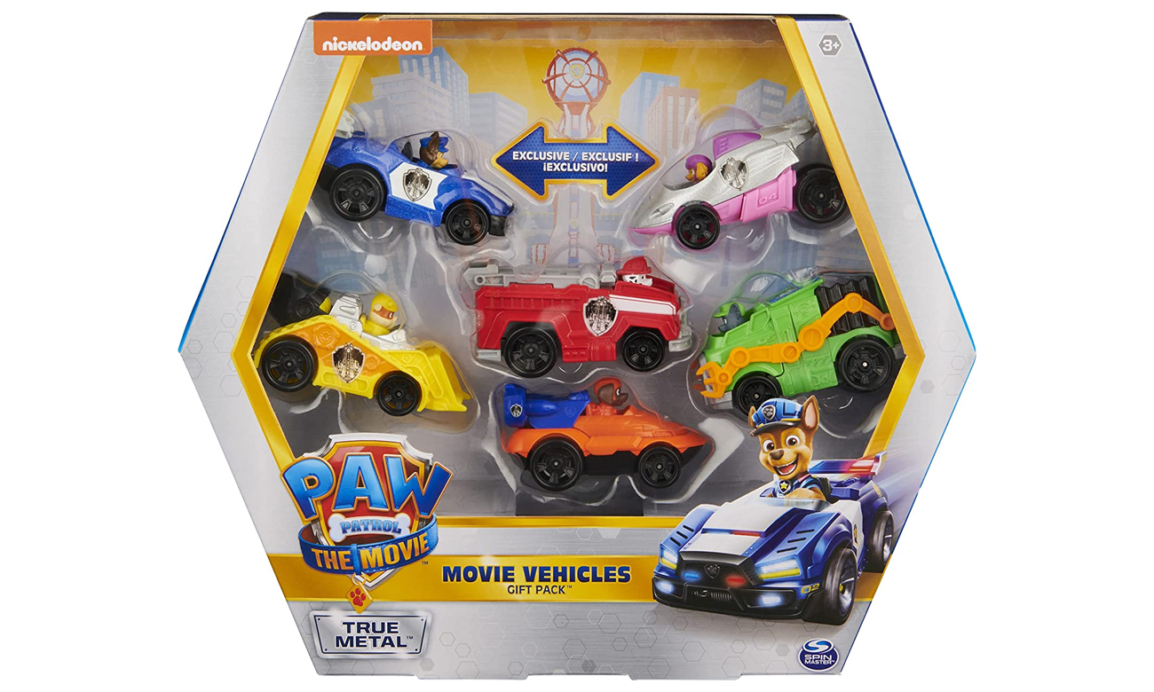 SPIN MASTER Psi Patrol Zestaw 6 Metalowych Pojazdów