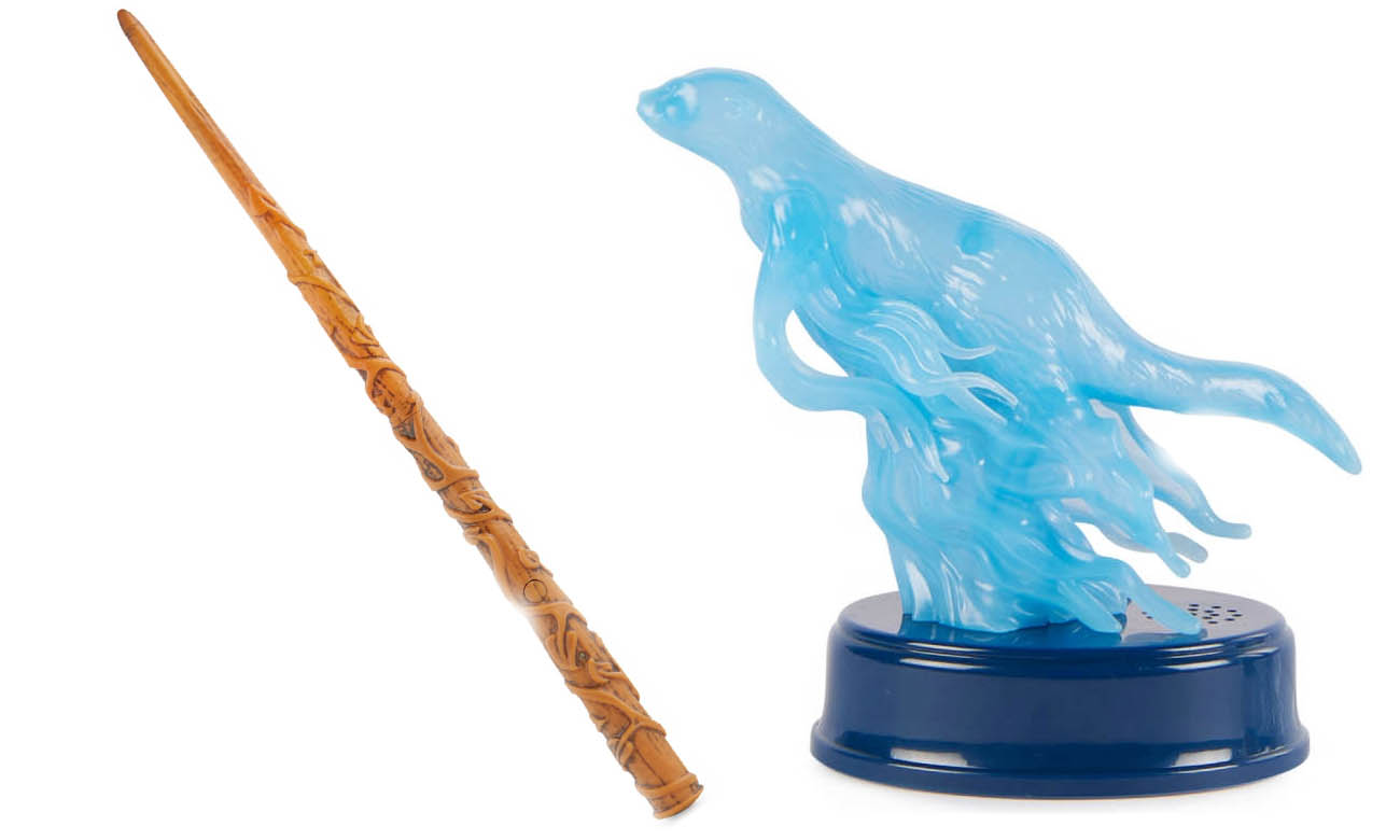 Spin Master Wizarding World różdżka i figurka patronusa z efektami dźwiękowymi i świetlnymi