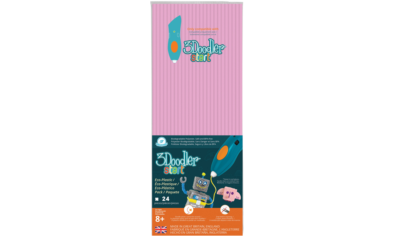 TM Toys 3Doodler Wkład jednokolorowy pastelowy róż