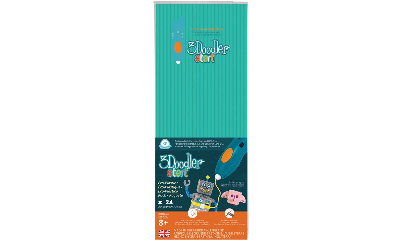 TM Toys 3Doodler Wkład jednokolorowy zielonomodry