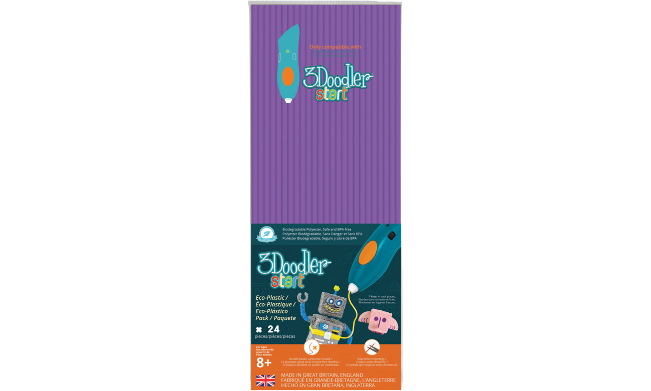 TM Toys 3Doodler Wkład jednokolorowy punk fiolet