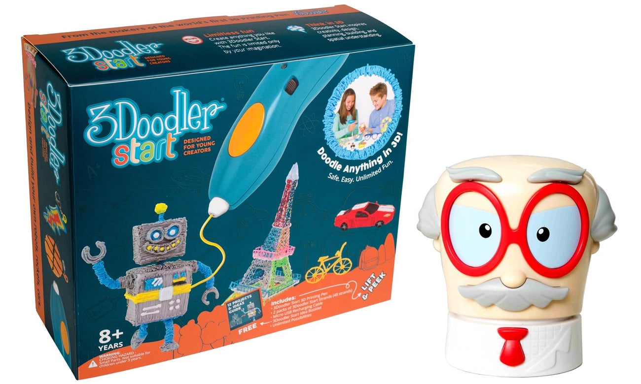 TM TOYS 3Doodler Zestaw podstawowy i DUMEL Doktor euGeniusz