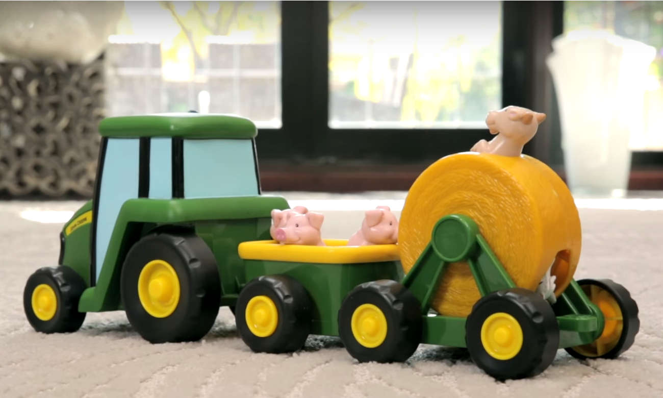 Moduł dźwiękowy w TOMY John Deere Grający Traktor + przyczepy 35089