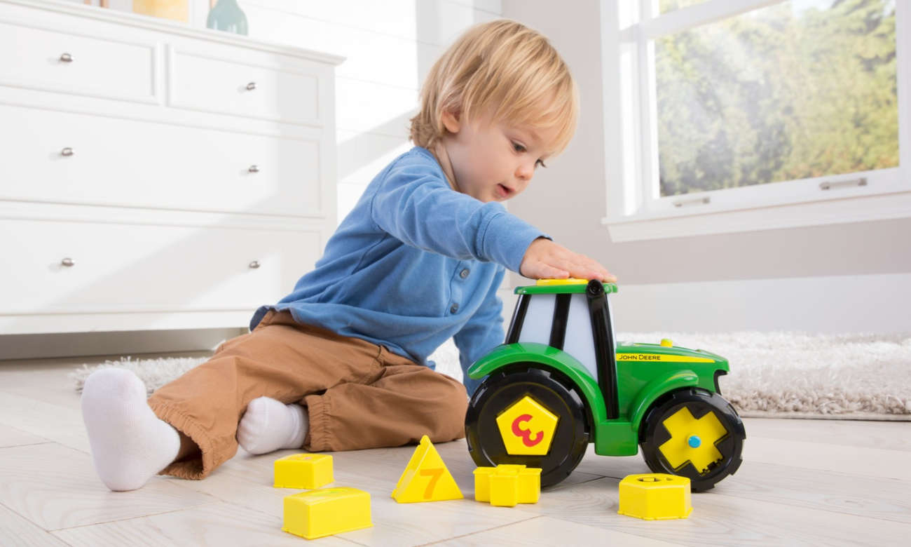 TOMY John Deere Ucz Się i Baw z Traktorem Johnny 46654