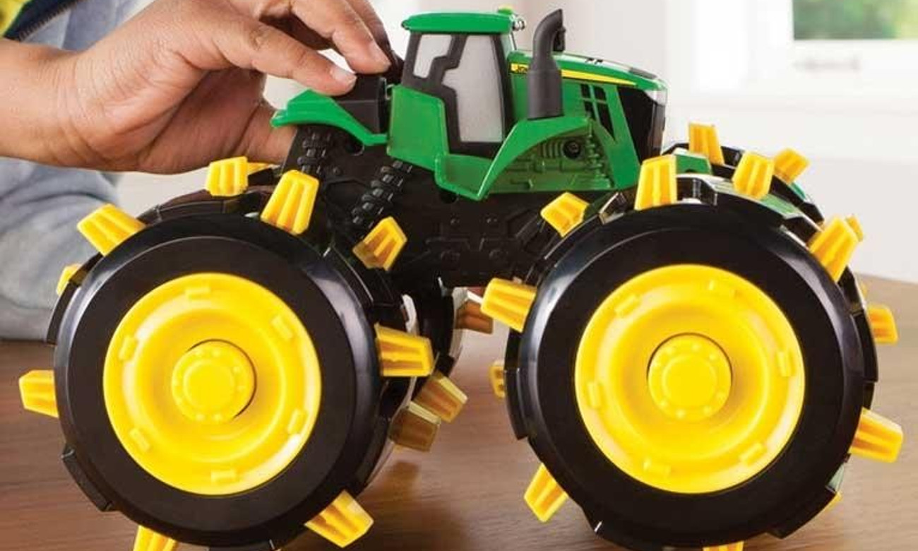 TOMY John Deere Traktor Opony z Kolcami 46712