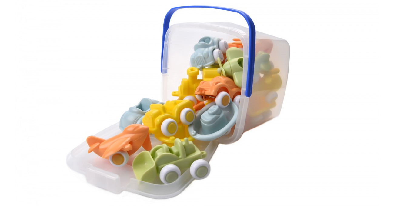 Viking Toys Wiaderko Chubbies 15 el. Zabawki dla małych dzieci