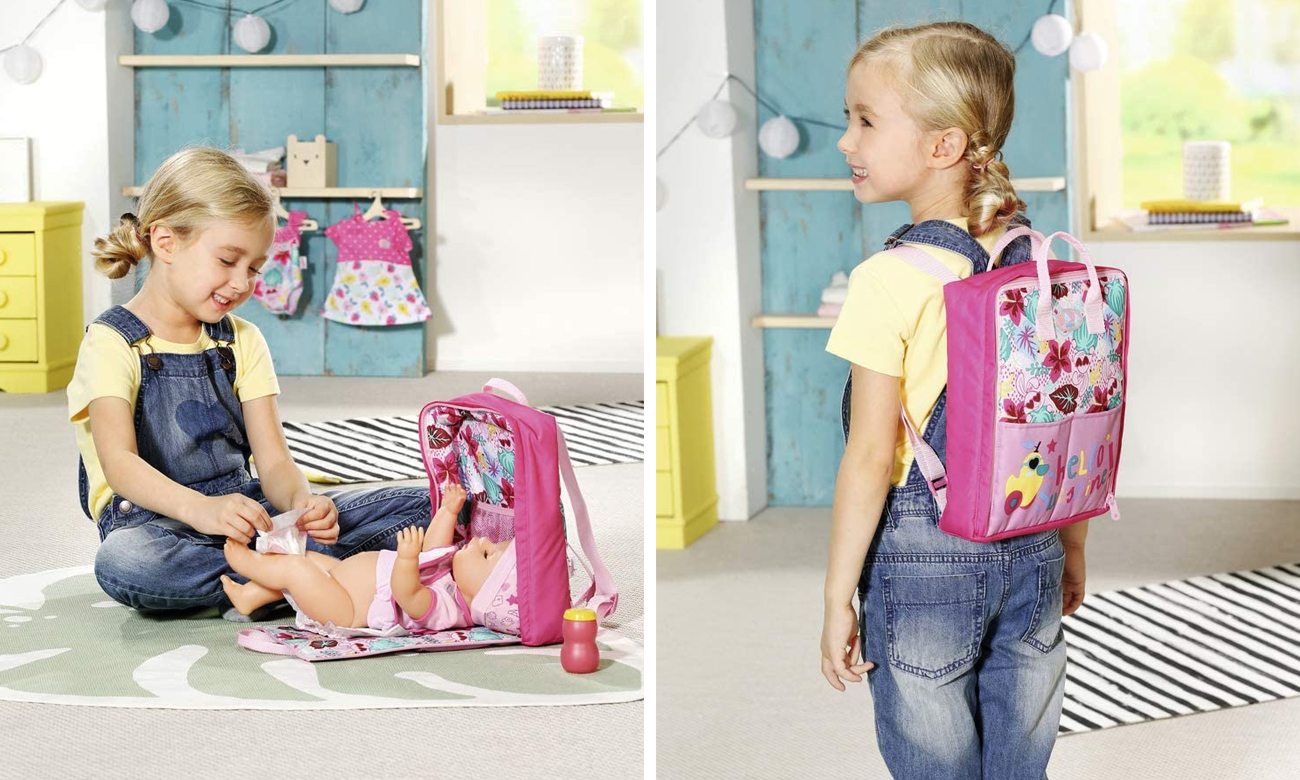 ZAPF Baby Born Plecak z Przewijakiem dla Lalki